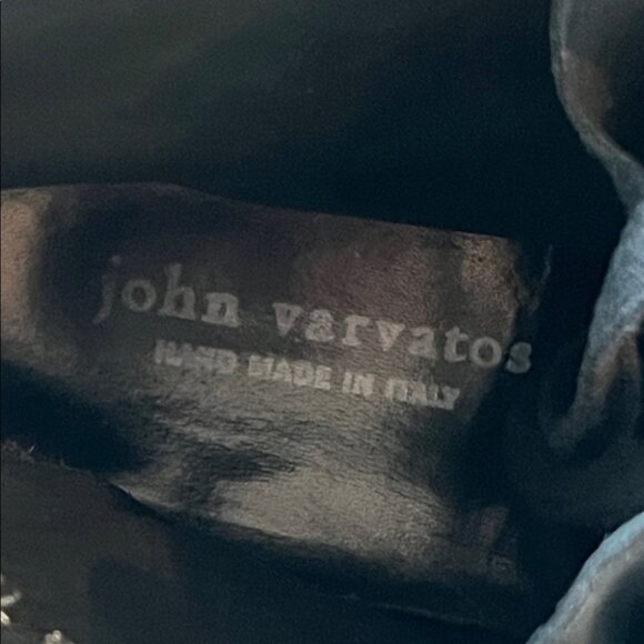 John Varvatos, Black Leather Lace-Up Boots - Picture 11 of 11